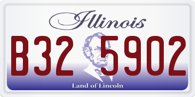 IL license plate B325902