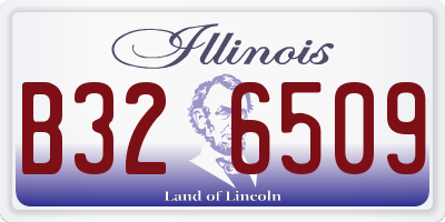 IL license plate B326509