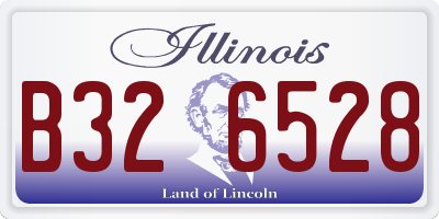 IL license plate B326528
