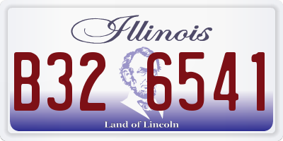 IL license plate B326541