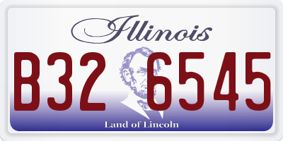 IL license plate B326545