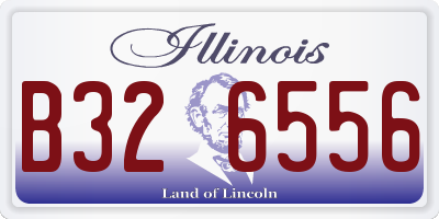 IL license plate B326556