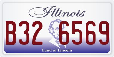 IL license plate B326569