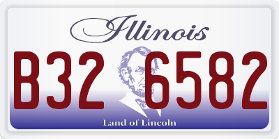 IL license plate B326582