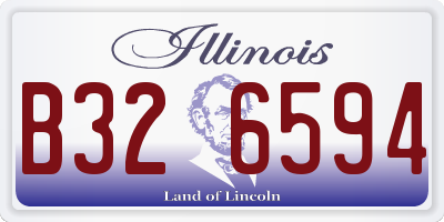 IL license plate B326594