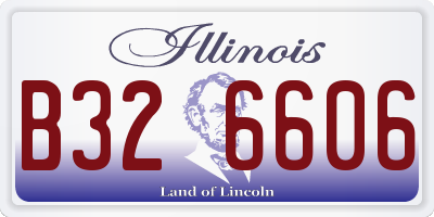 IL license plate B326606
