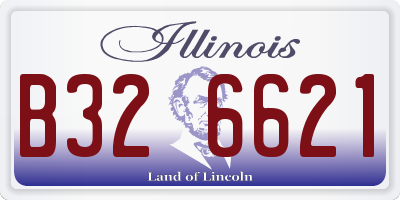IL license plate B326621