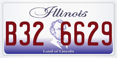 IL license plate B326629