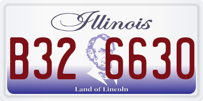IL license plate B326630