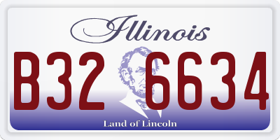 IL license plate B326634