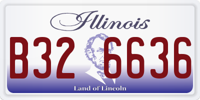 IL license plate B326636