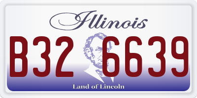 IL license plate B326639