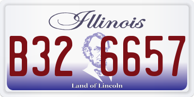 IL license plate B326657