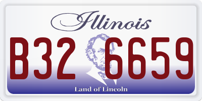 IL license plate B326659