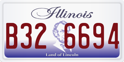 IL license plate B326694