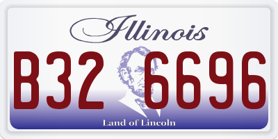 IL license plate B326696