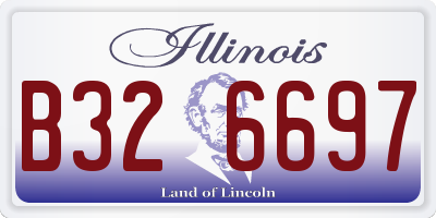 IL license plate B326697