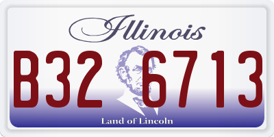 IL license plate B326713
