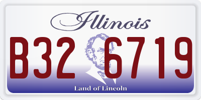 IL license plate B326719