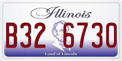 IL license plate B326730