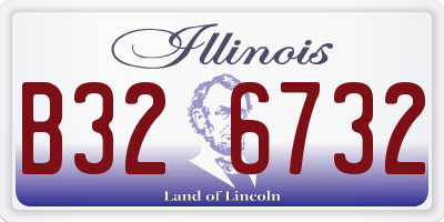 IL license plate B326732