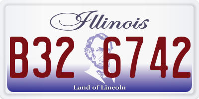 IL license plate B326742
