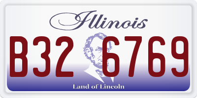 IL license plate B326769