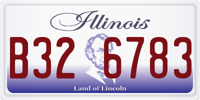 IL license plate B326783