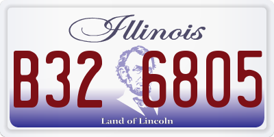 IL license plate B326805