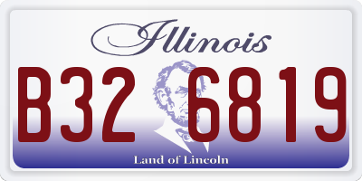 IL license plate B326819