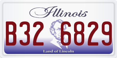 IL license plate B326829