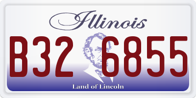 IL license plate B326855