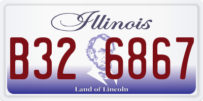 IL license plate B326867