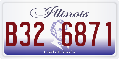 IL license plate B326871