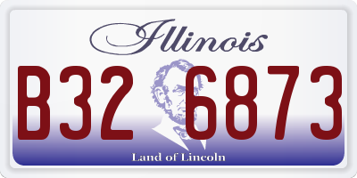 IL license plate B326873