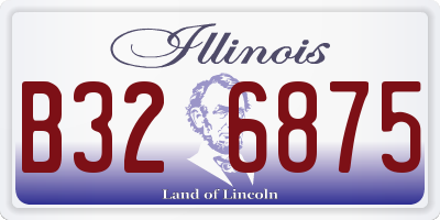 IL license plate B326875