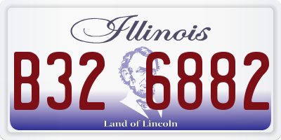 IL license plate B326882