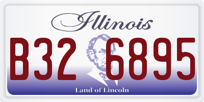 IL license plate B326895