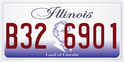 IL license plate B326901