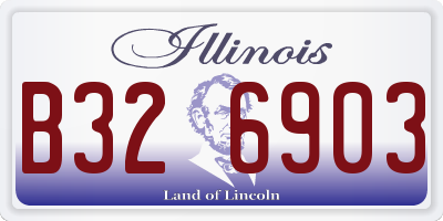 IL license plate B326903