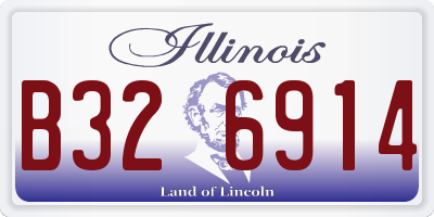 IL license plate B326914