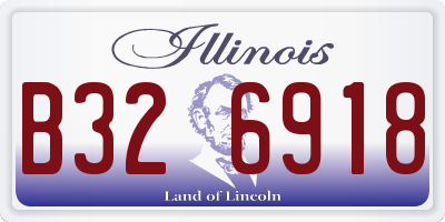 IL license plate B326918