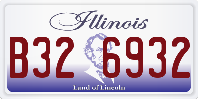 IL license plate B326932