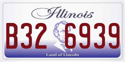 IL license plate B326939