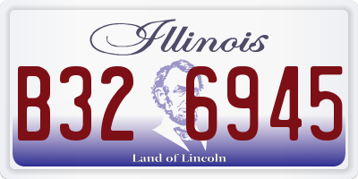 IL license plate B326945