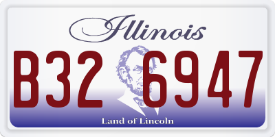 IL license plate B326947