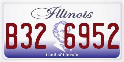 IL license plate B326952