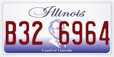 IL license plate B326964