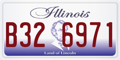 IL license plate B326971
