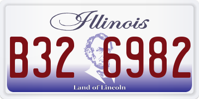 IL license plate B326982